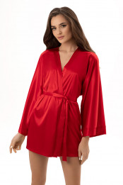 Dressing gown Virginia, color: red  — preview