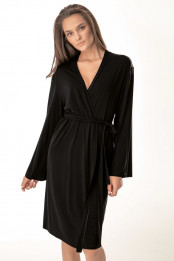 Dressing gown Colleen, color: black — preview