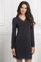 Нічна сорочка Elizabeth, колір: сірий — preview