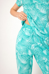 TROUSERS Evelin, color: aqua-green  — preview