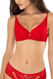 Moulded bra EVIN, color: red  — preview