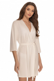 Dressing gown Megan, color: milk — preview