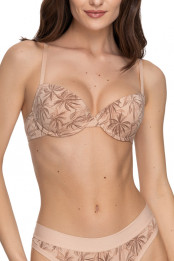 Push-up moulded bra BRIA, color: beige-brown  — preview