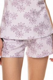 Жіночі піжамні шорти Karmela, колір: Бузковий-фіолетовий — preview