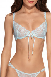 Soft bra LEXY, color: crystal blue — preview