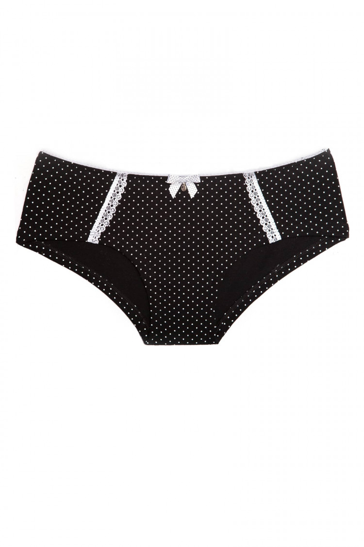 Panties-shorts Sinea, color: black-white — photo 1