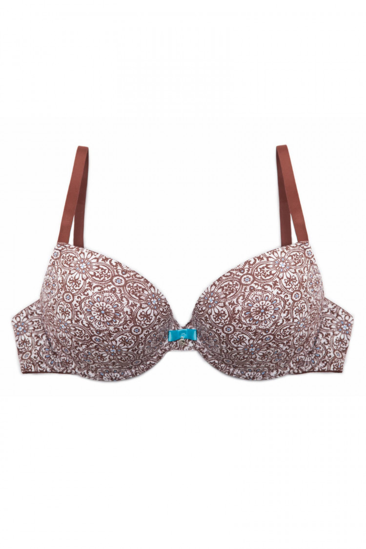 Push-up moulded bra NICI, color: chocolate — photo 1