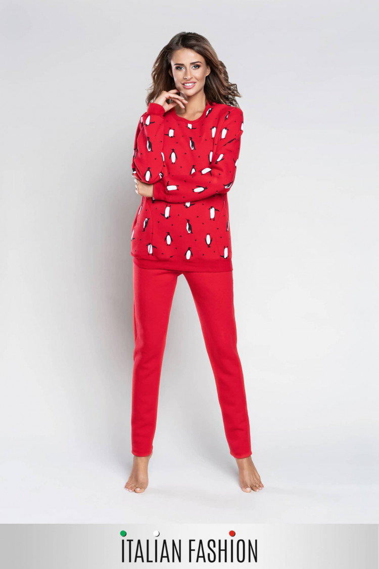 Pajamas LULU, color: red — photo 1