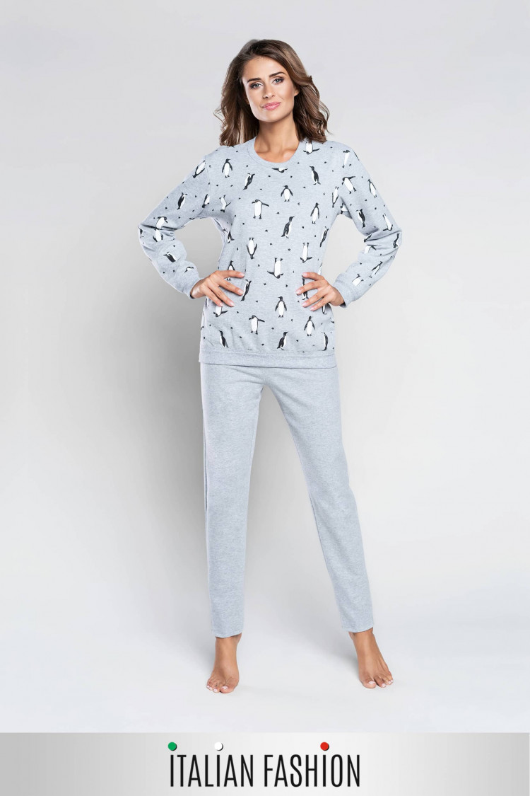 Pajamas LULU, color: gray — photo 1
