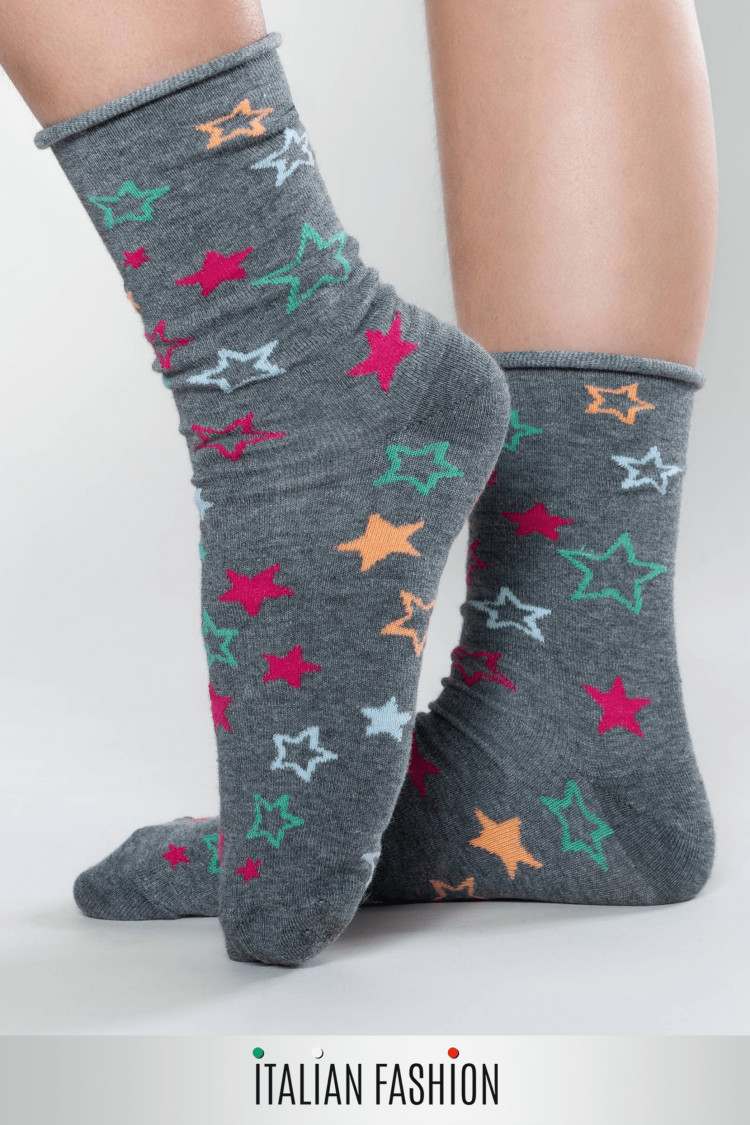 socks — GWIAZDY, color: print — photo 1