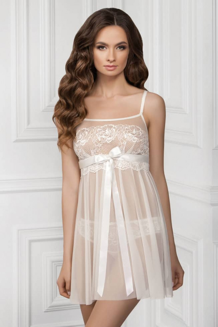 Night dress Rihana, color: whisper white — photo 1
