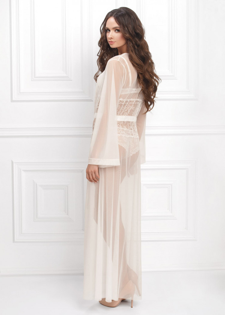 Dressing gown Vanessa, color: milk — photo 2