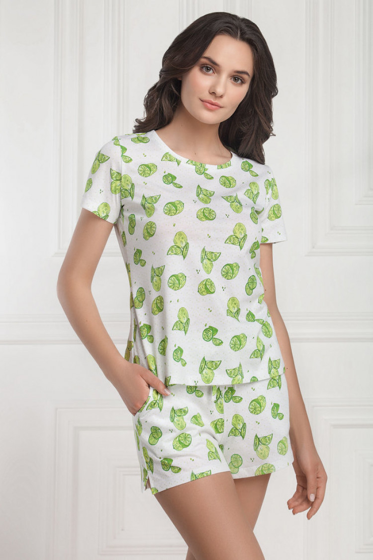 Pajamas - t-shirt Nicoleta Color: - lime  — photo 1