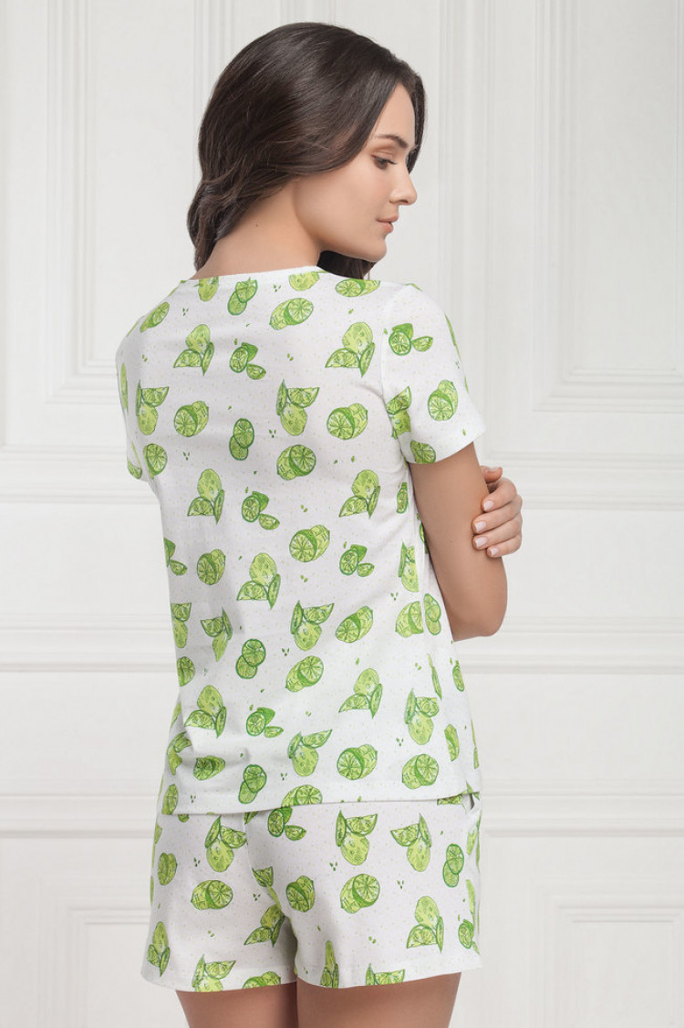 Pajamas - t-shirt Nicoleta Color: - lime  — photo 2
