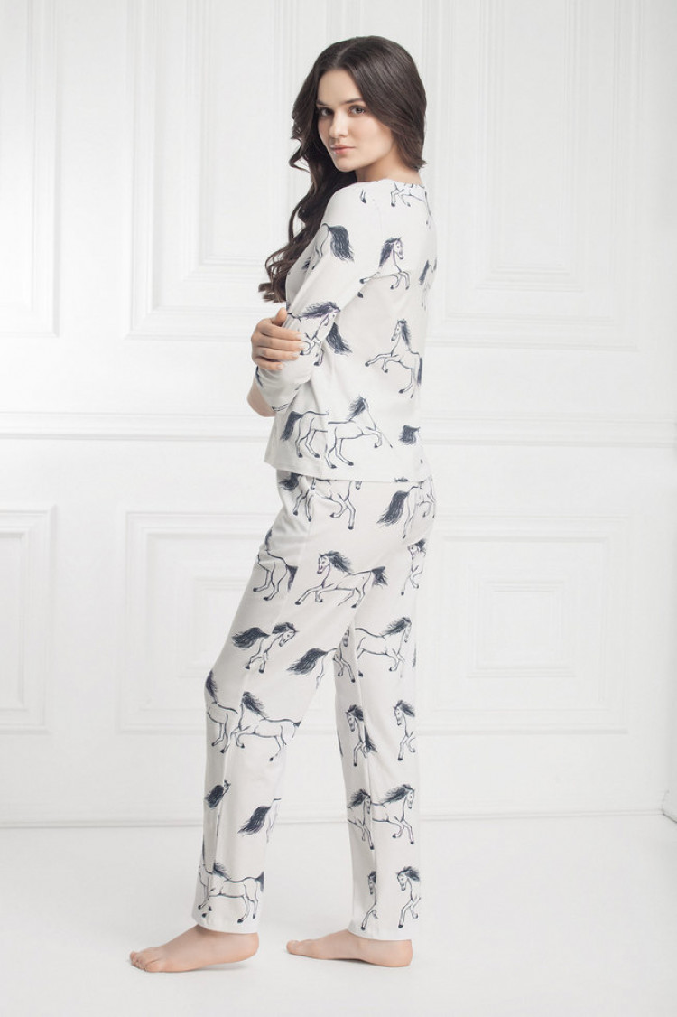 Pajamas - Blouse Kristi Color: - milk-gray  — photo 2