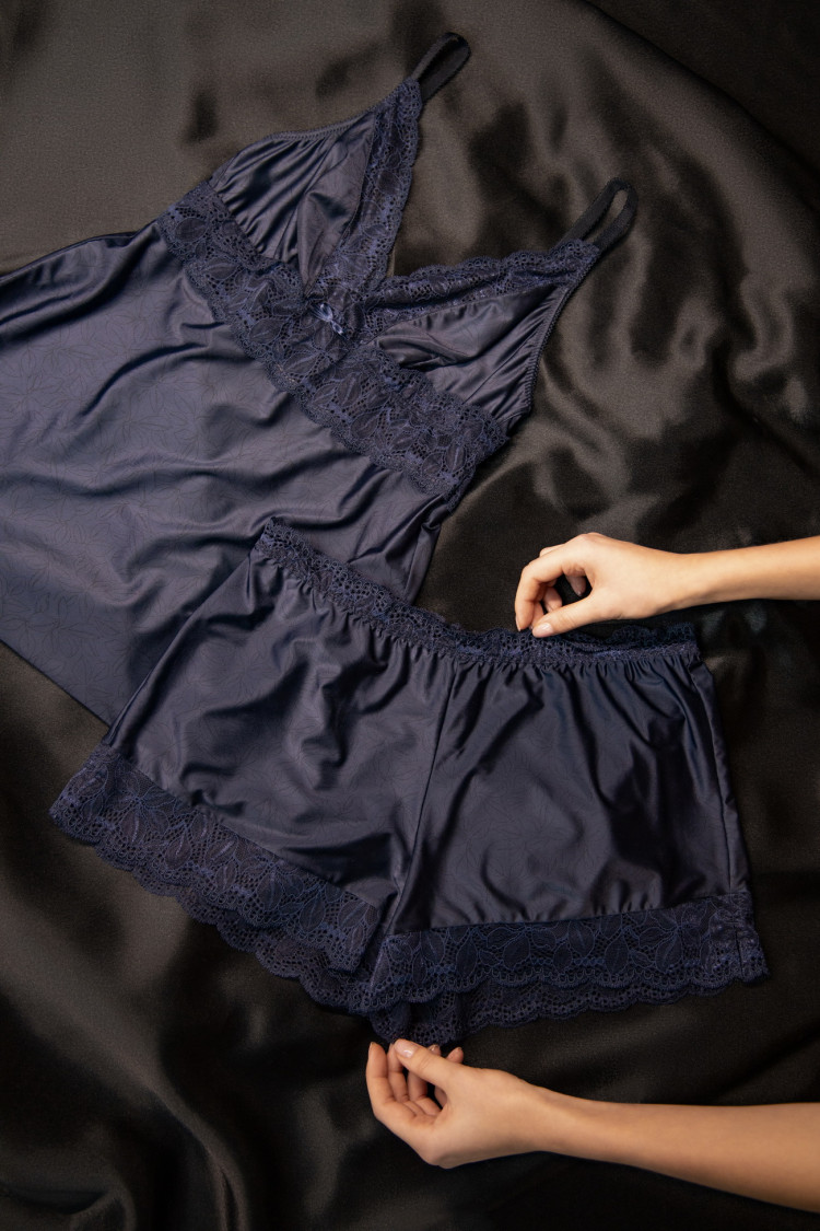 Shorts — Evelin, color: dark blue — photo 3