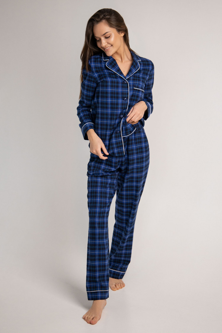 Pajamas - Blouse Jenifer Color: - dark blue-blue — photo 1