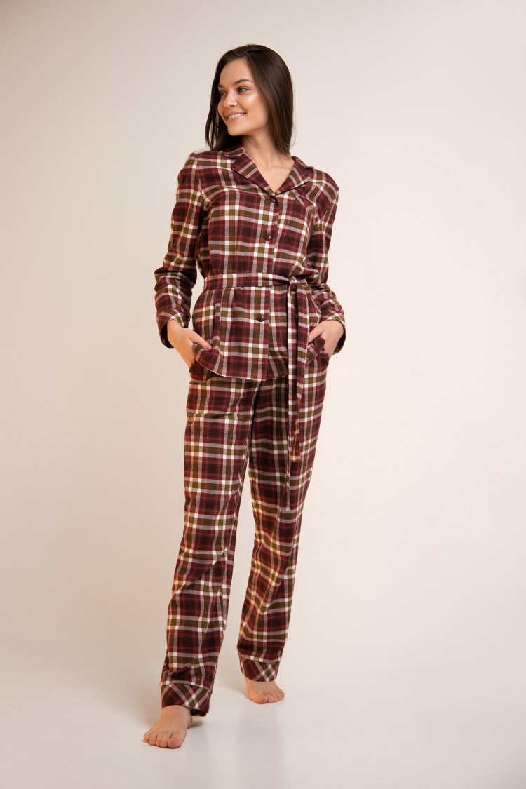 Pajamas - Blouse Federica Color: - bordo-green  — photo 1