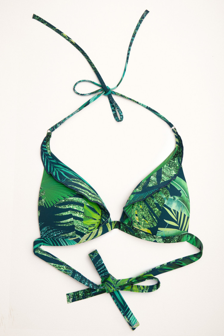 Swimwear - Moulded swim bra ERIN Color: - jungle  — photo 4