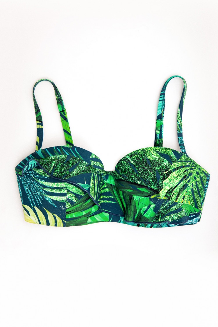Swimwear - Balconette swim bra JULI Color: - jungle  — photo 5