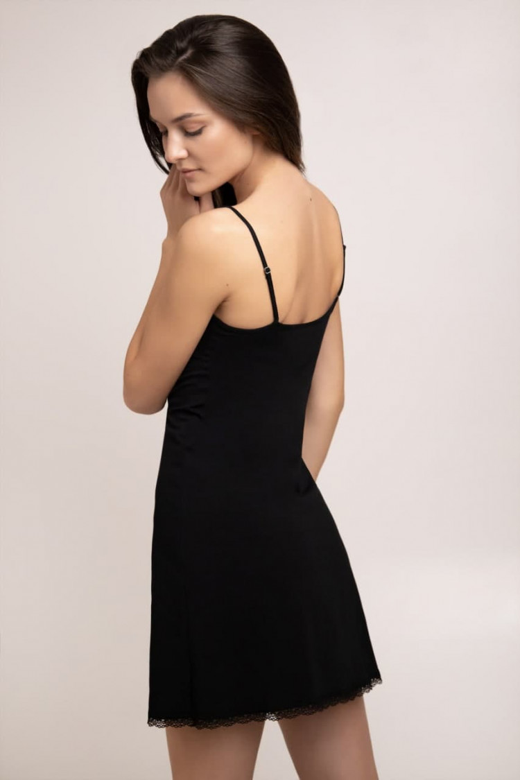 Нічна сорочка Cintia, колір: чорний — фото 2
