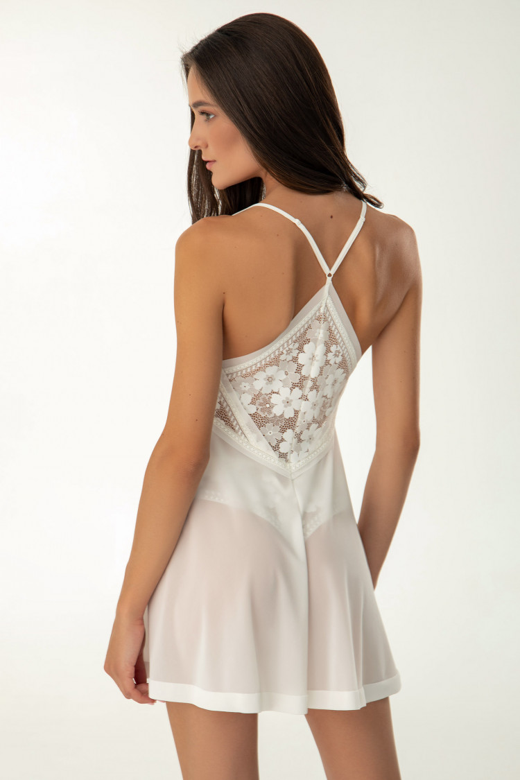 Night dress Dominika, color: whisper white — photo 2