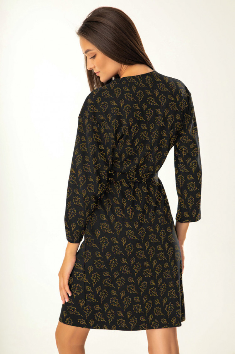 Dressing gown Scarlet, color: black-gold — buy for 539 UAH | Jasmine.ua