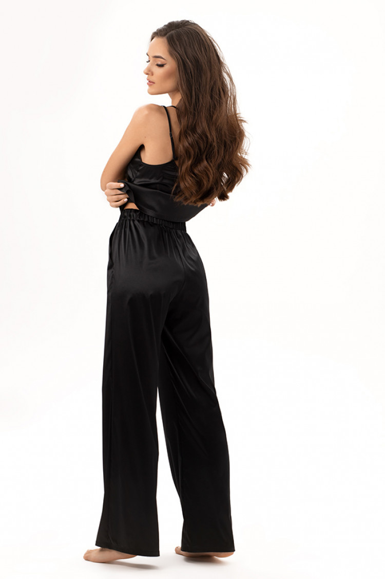 Trousers — Milana, color: black — photo 5