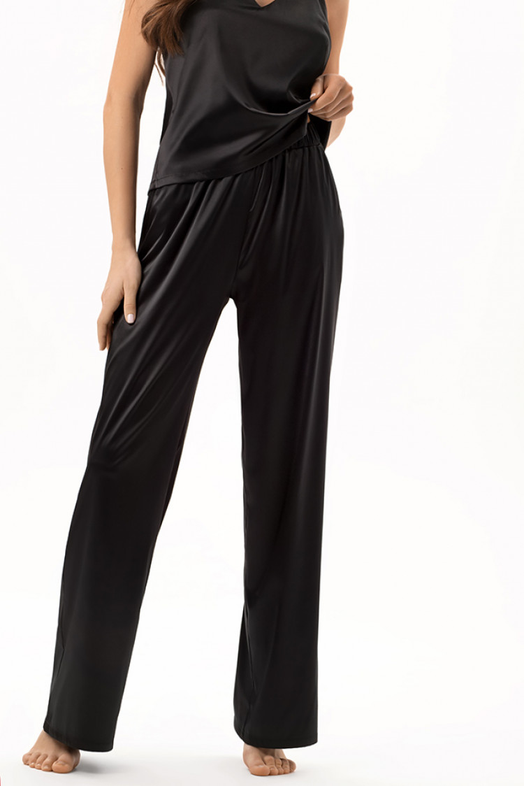 Trousers — Milana, color: black — photo 1