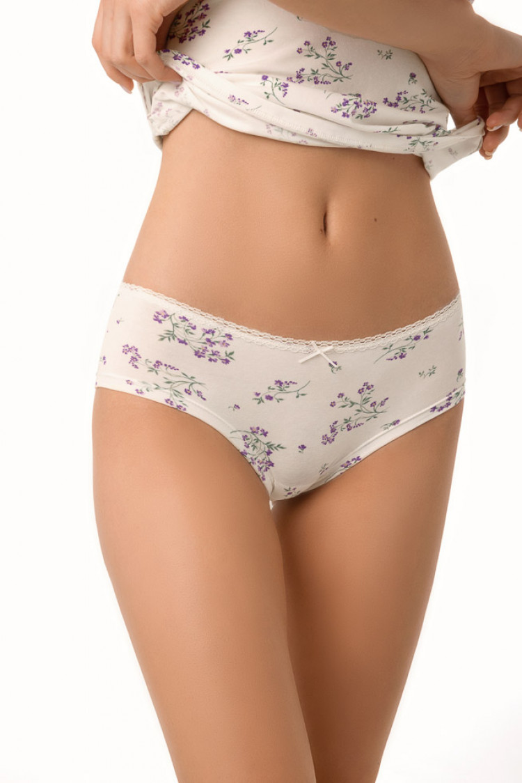 Panties-shorts Candy, color: milk-violet — photo 1