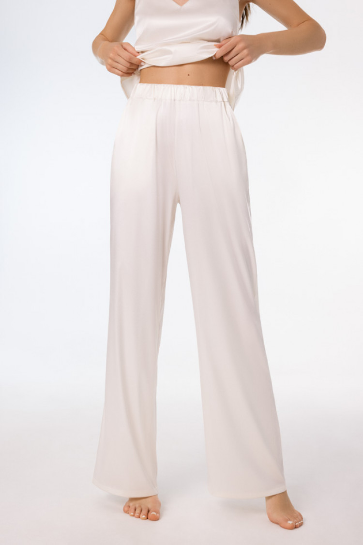 Trousers — Milana, color: milk — photo 1