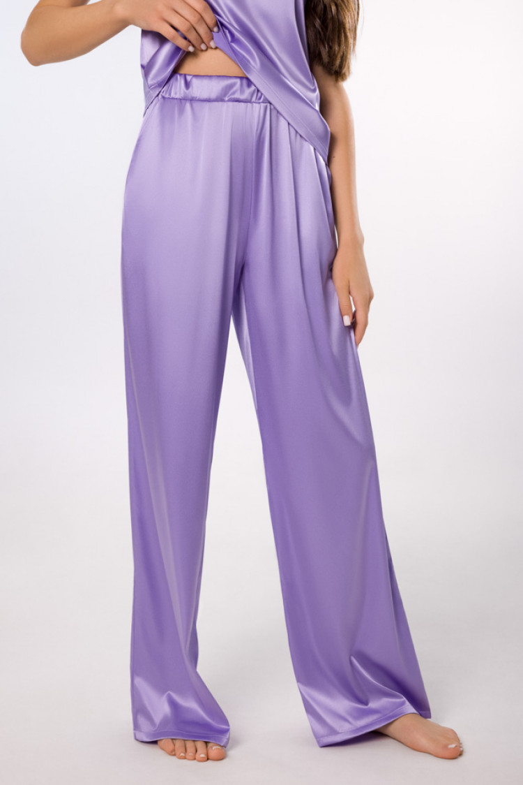 Trousers — Milana, color: violet — photo 1