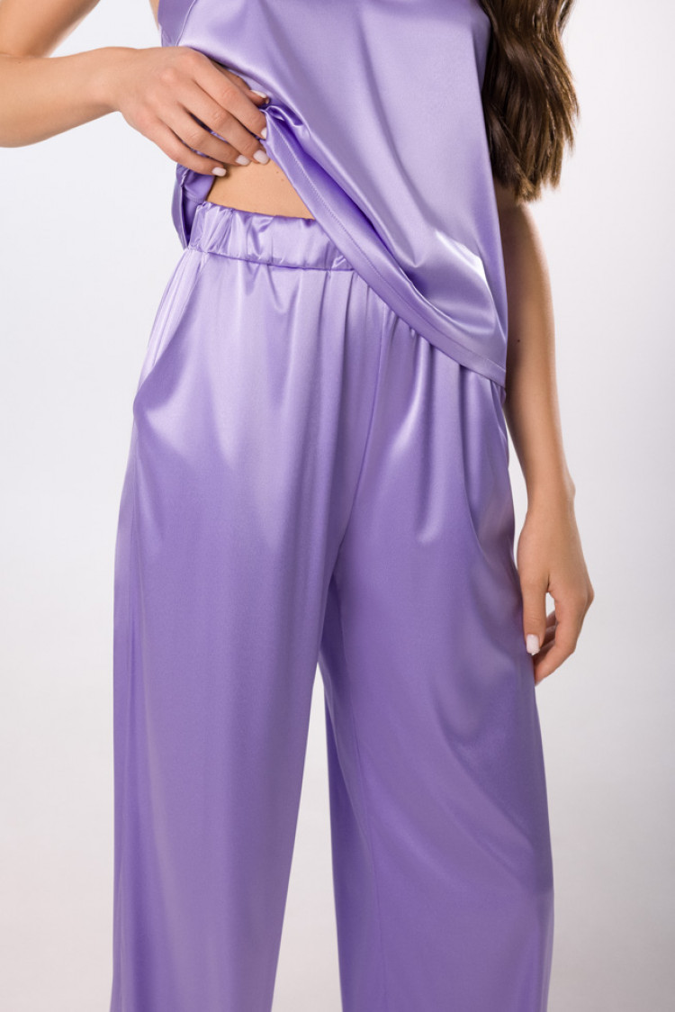 Trousers — Milana, color: violet — photo 3