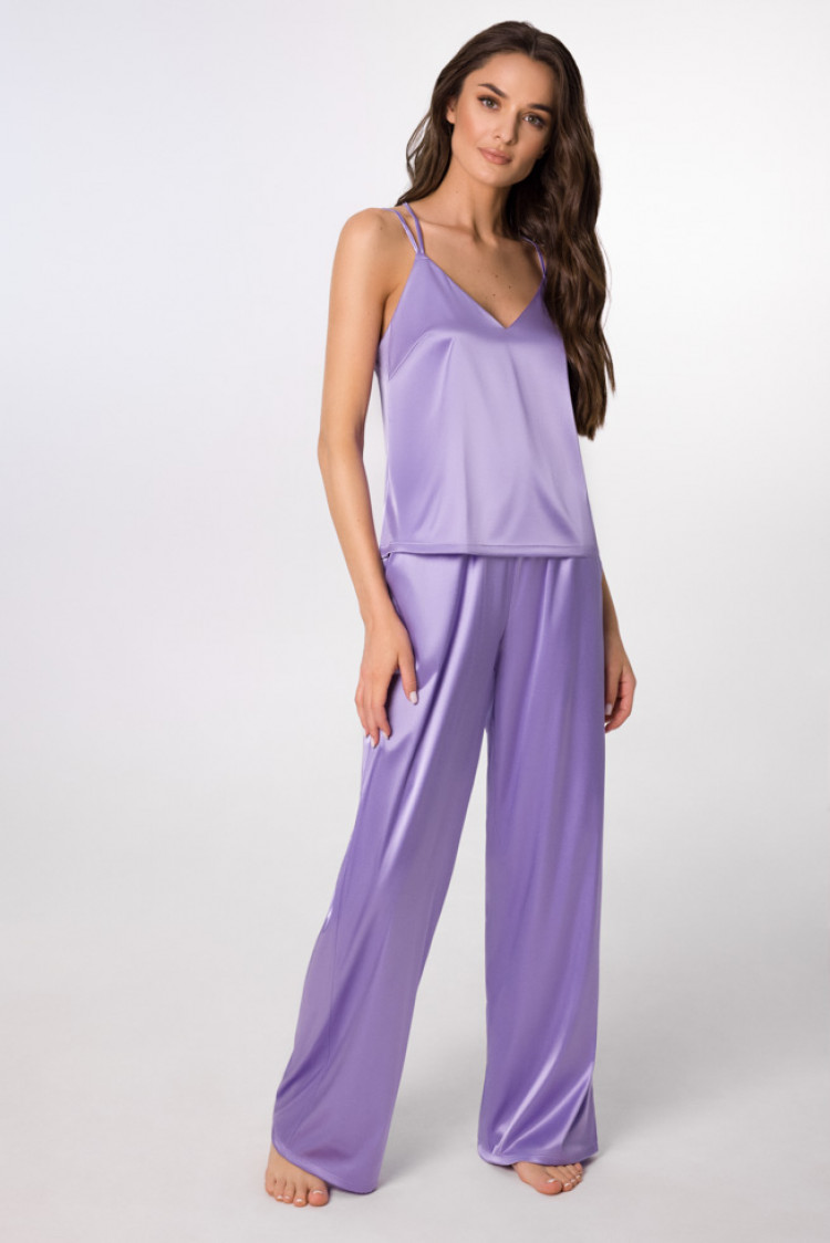 Trousers — Milana, color: violet — photo 4