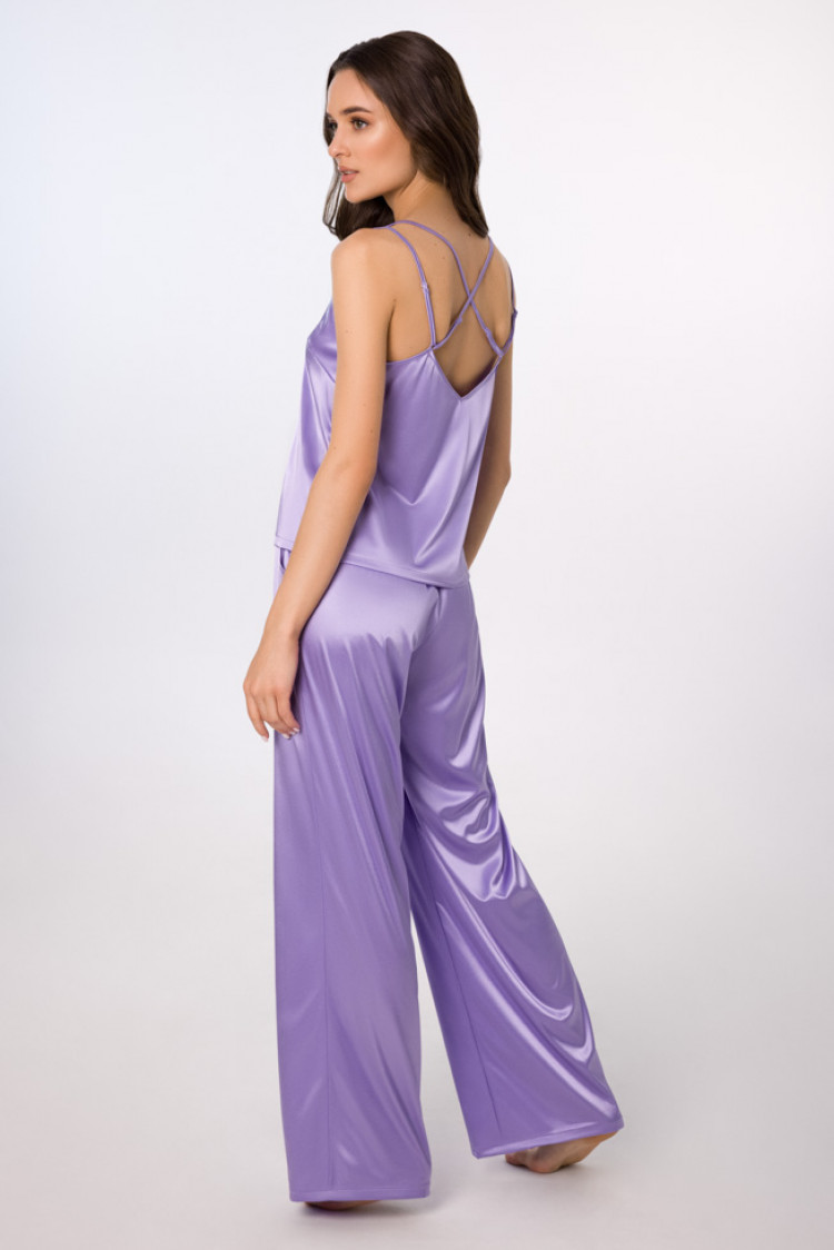Trousers — Milana, color: violet — photo 5