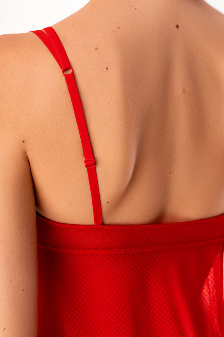Нічна сорочка Angelina, колір: червоний — фото 4