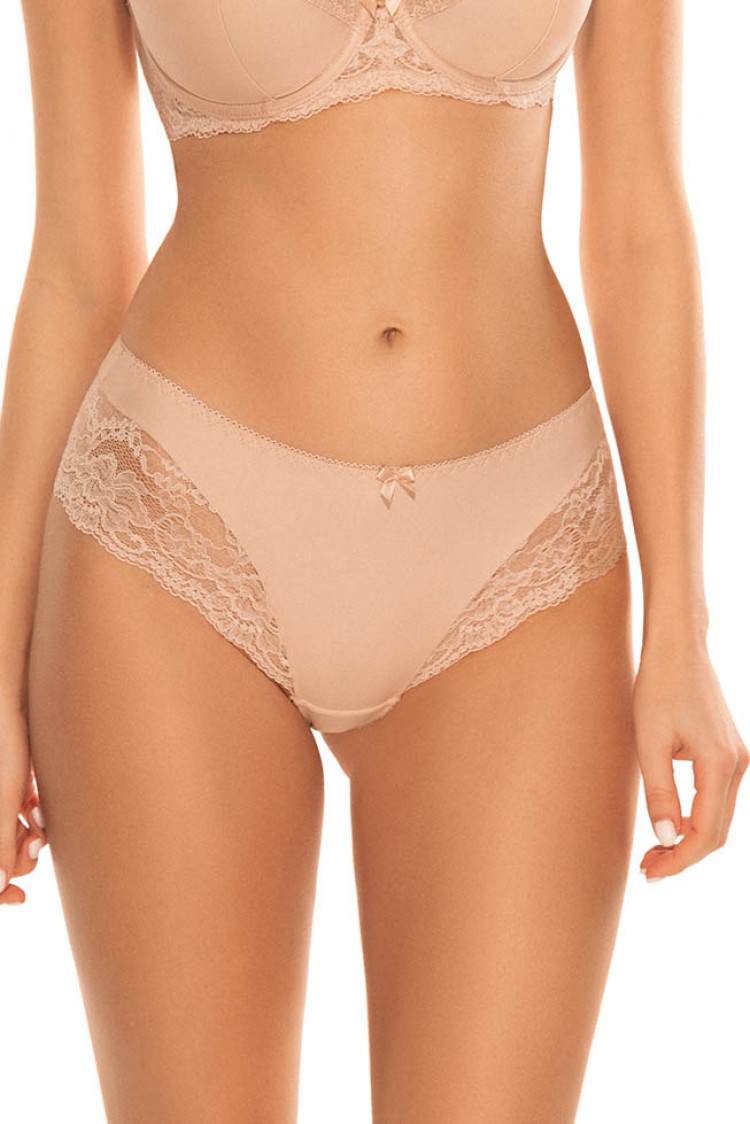 Brazilian panties Silvia, color: beige — photo 1