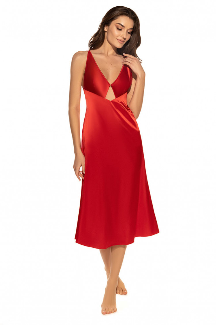 Night dress Evelina, color: red — photo 1