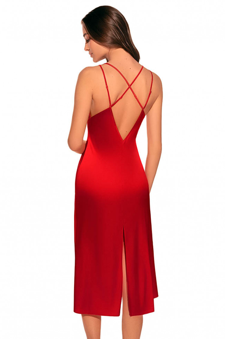 Night dress Evelina, color: red — photo 2
