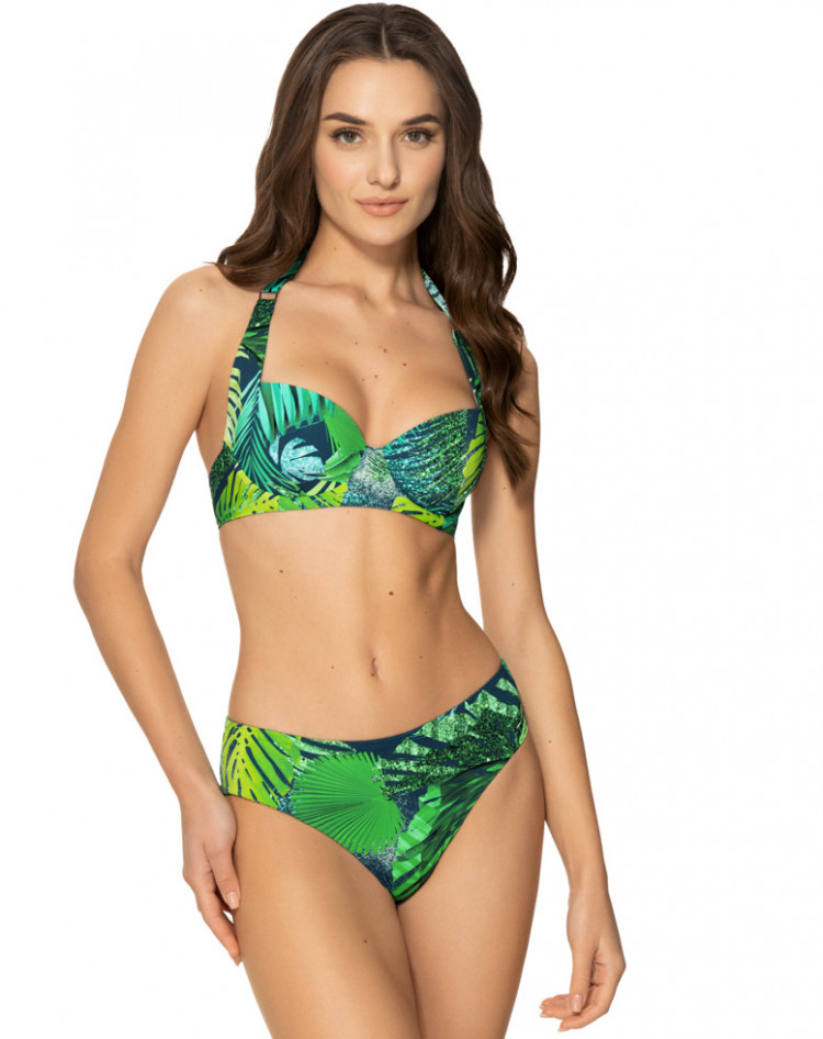 Swimwear - Moulded swim bra IZZI Color: - green  — photo 5
