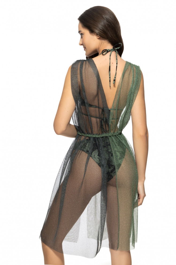 Swimwear - BEACH DRESS Lolita Color: - green-black  — photo 2