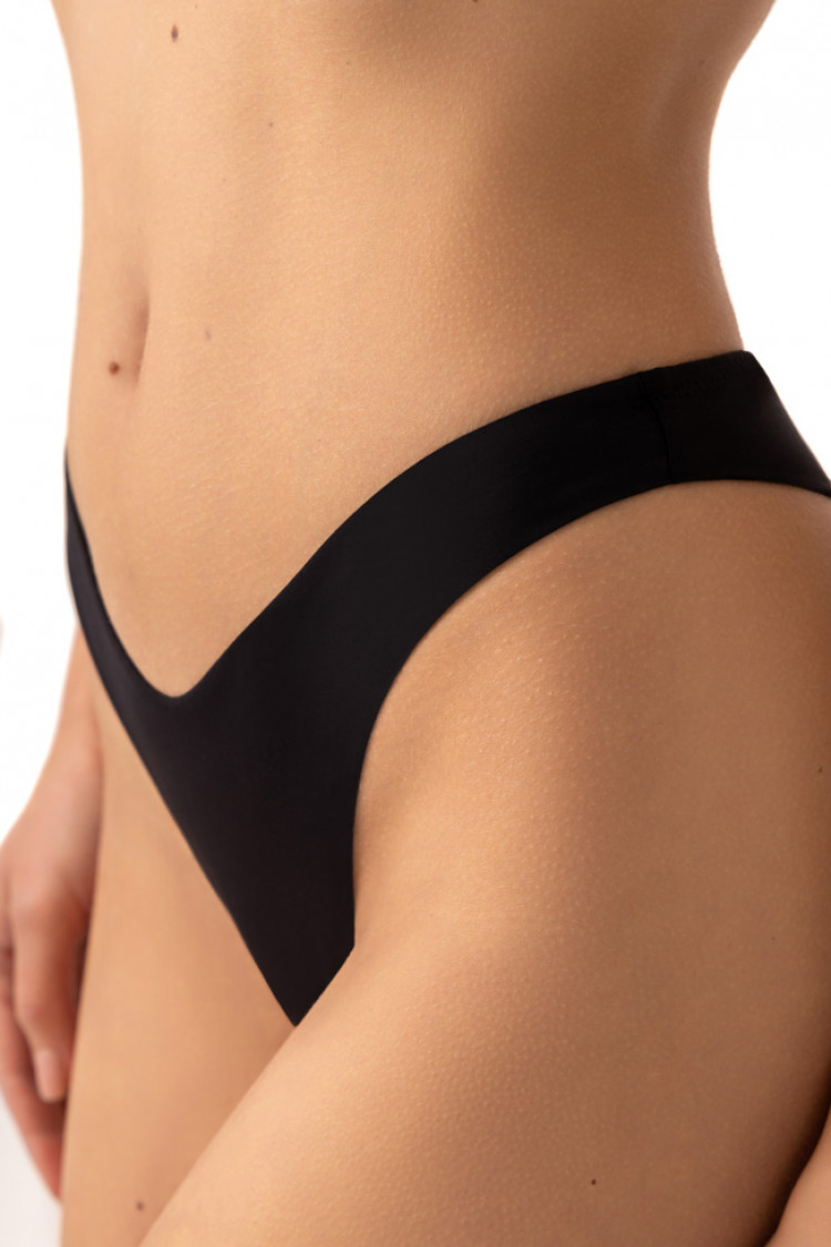 Swimwear - Swim briefs (string) Lindsy Color: - black — photo 3