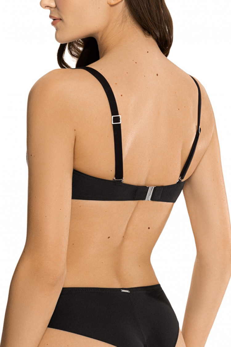 Swimwear - Push-up balconette swim bra LARA Color: - black — photo 2
