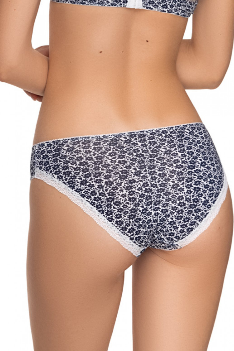 Panties slip — Agata, color: white-blue — photo 2