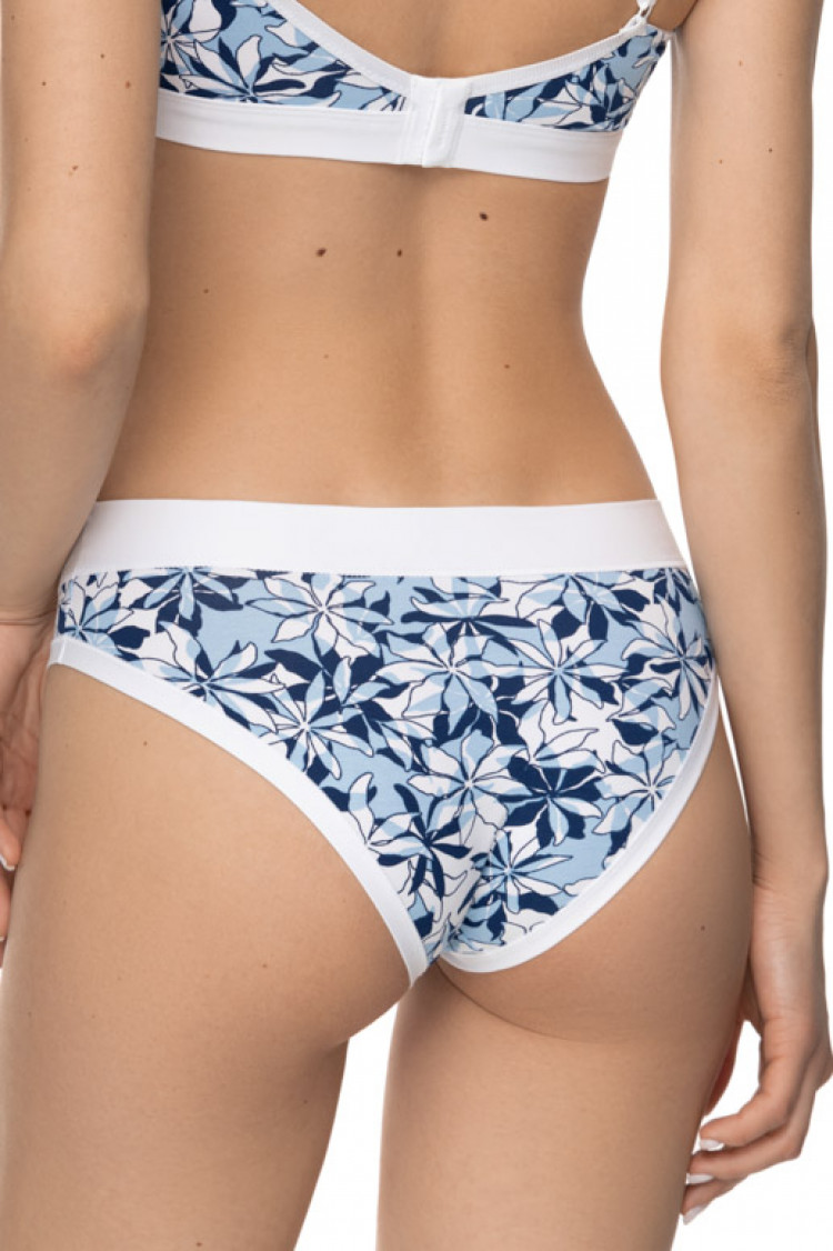 Panties slip — Ceril, color: white-blue — photo 2