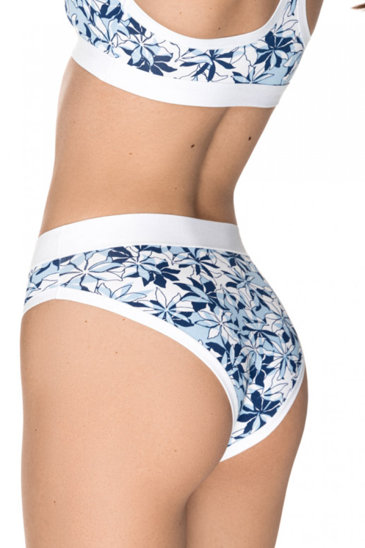 Panties slip — Elira, color: white-blue — photo 2