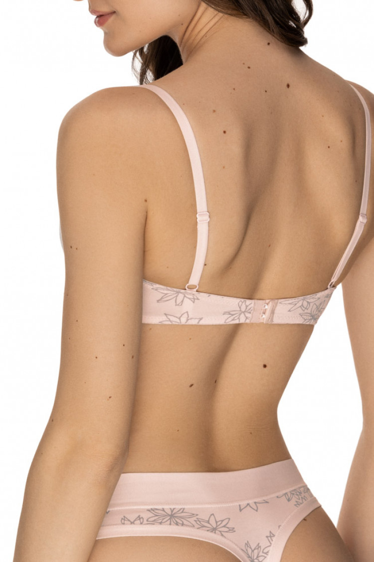 Push-up moulded bra ADRY , color: rose-gray — photo 2