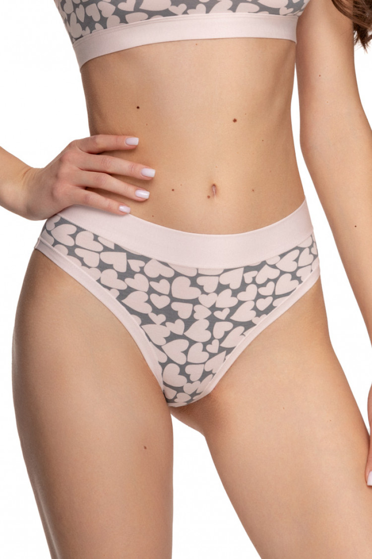 Panties slip — Lissy, color: rose-gray — photo 1