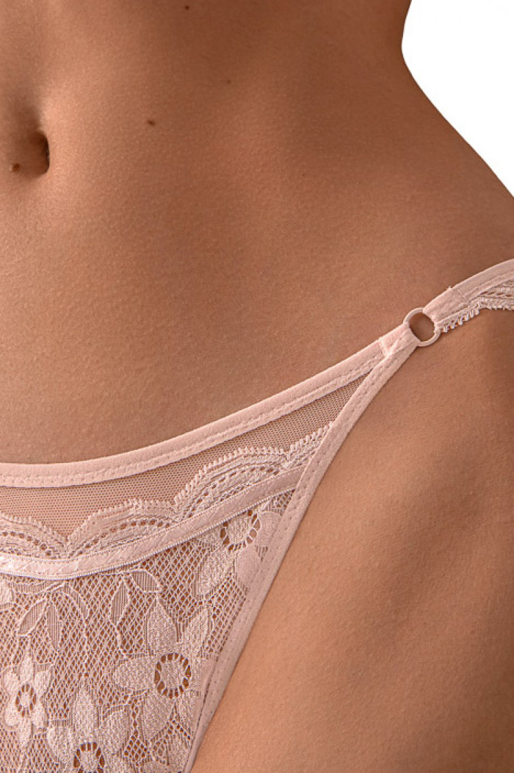Panties string Celia, color: rose powder — photo 3